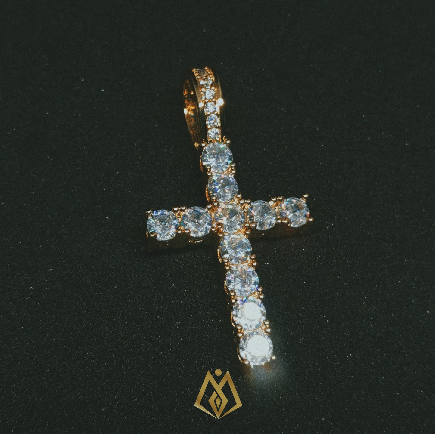 Gold Iced Cross